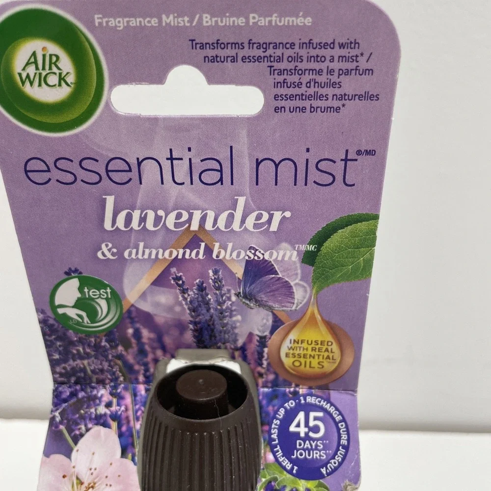 Air Wick Essential Mist Fragrance Mist Lavender And Almond Blossom‎ 0.67oz NEW